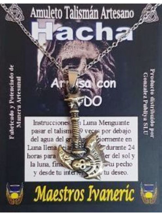 Talismán Artesano Hacha Arrasa con Todo