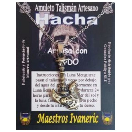 Talismán Artesano Hacha Arrasa con Todo