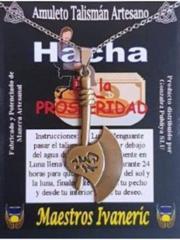 Talismán Artesano Hacha de la Prosperidad