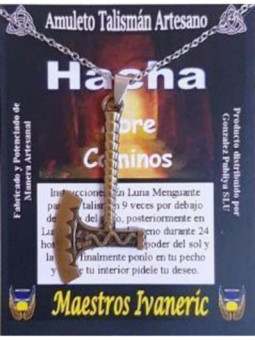 Talismán Artesano Hacha Abrecaminos