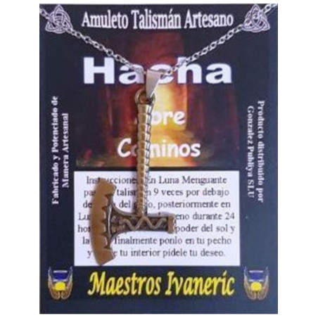 Talismán Artesano Hacha Abrecaminos