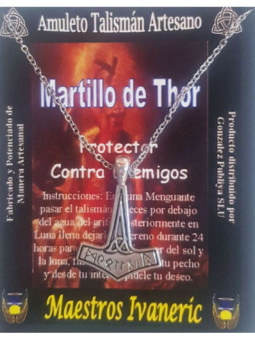 Talismán Artesano Martillo de Thor, Protección contra Enemigos