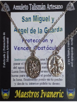 Talismán Artesano Medalla San Miguel, Ángel de la Guarda, Gran Protector