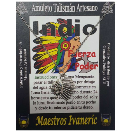 Talismán Artesano Indio, Fuerza y Poder