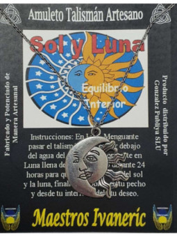 Talismán Artesano Sol y Luna. Equilibrio Interior.