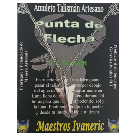Talismán Artesano Punta de Flecha