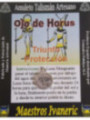 Talismán Artesano Ojo de Horus en Medalla, 1.8 cm de diámetro.