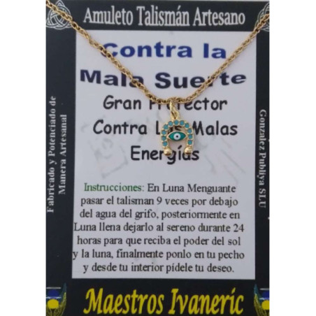 Talismán Artesano Herradura Contra la Mala Suerte. 1,3cm