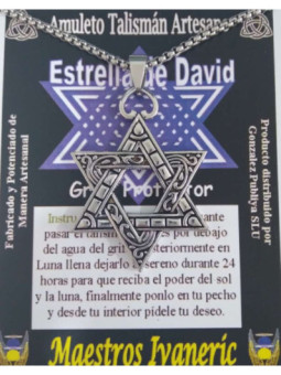 Talismán Artesano Estrella de David, Protección
