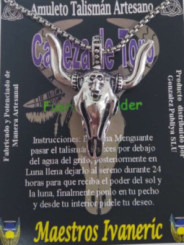 Talismán Artesano Cabeza de Toro