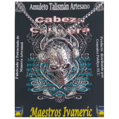 Talismán Artesano Cabeza de Calavera