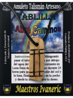 Talismán Artesano Tablilla Abrecaminos