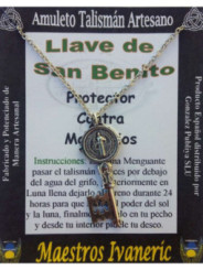 Talismán Artesano Llave de San Benito, 4,02 cm