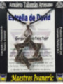 Talismán Artesano Estrella David, 4 x4 con cordón