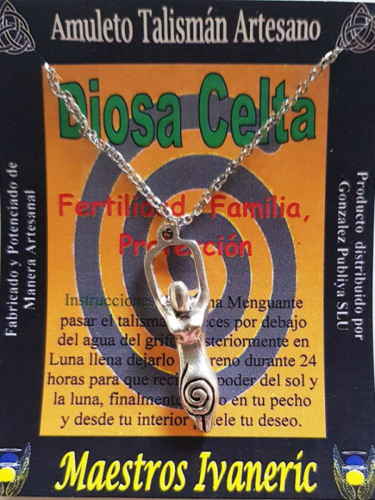 Talismán Artesano Diosa Símbolo Celta