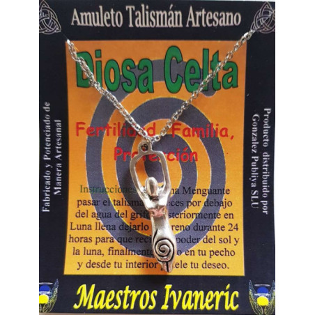Talismán Artesano Diosa Símbolo Celta