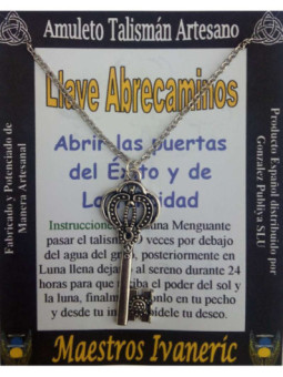 Talismán Artesano Llave Abrecaminos