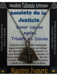Talismán Artesano Amuleto Justicia