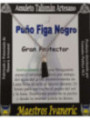 Talismán Artesano Puño Figa Negro Azabache
