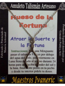 Talismán Artesano Hueso de la Suerte