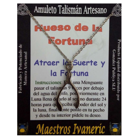 Talismán Artesano Hueso de la Suerte