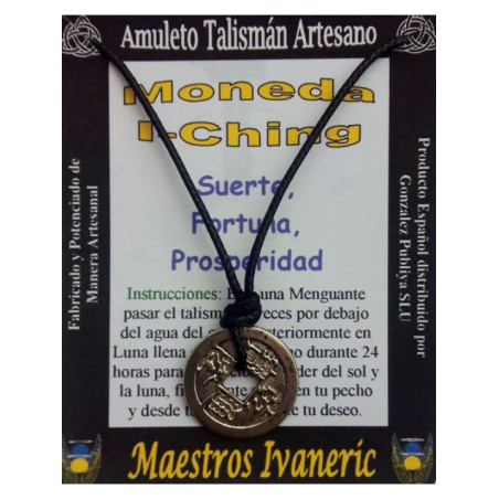Talismán Artesano Moneda I-Ching