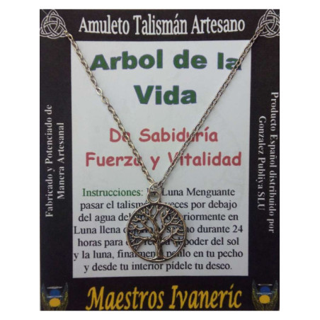 Talismán Artesano Árbol de la Vida