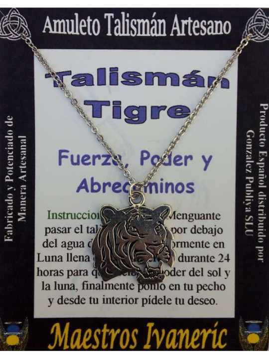 Talismán Artesano Tigre