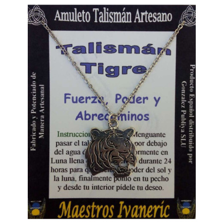 Talismán Artesano Tigre