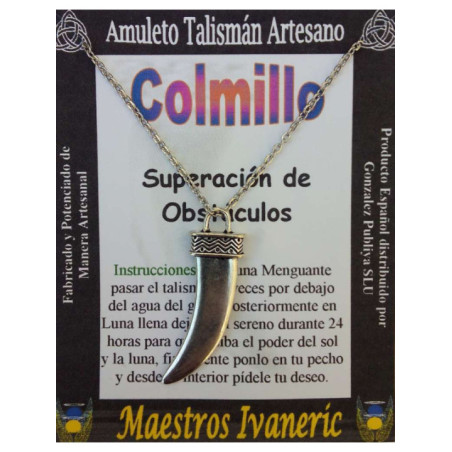 Talismán Artesano Colmillo