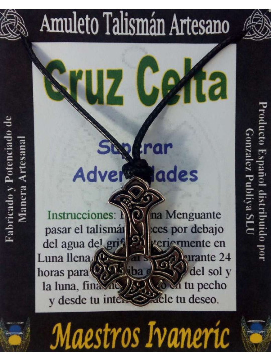 Talismán Artesano Cruz Celta
