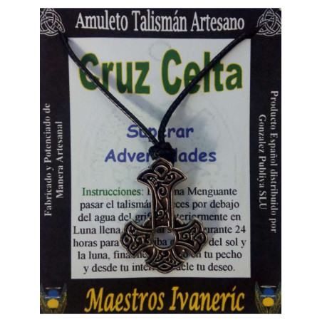 Talismán Artesano Cruz Celta