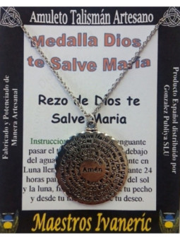 Medalla Dios te salve María