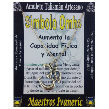 Talismán Artesano Simbolo Omhs