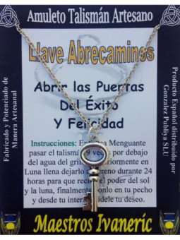 Talismán Artesano Llave para Abrir Caminos