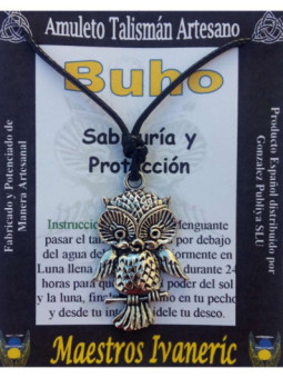 Talismán Artesano Buho