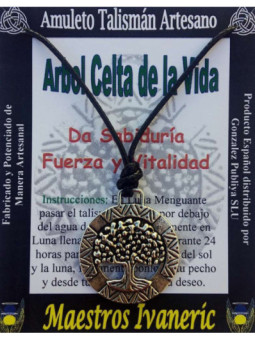 Talismán Artesano Árbol Celta de la Vida