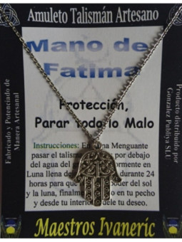 Talismán Artesano Mano de Fatima