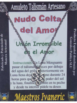 Talismán Artesano Nudo Celta del Amor