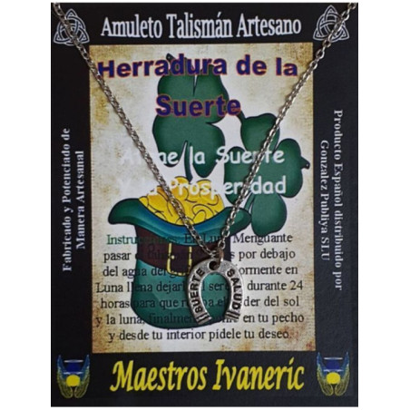 Talismán Artesano Herradura de la Suerte