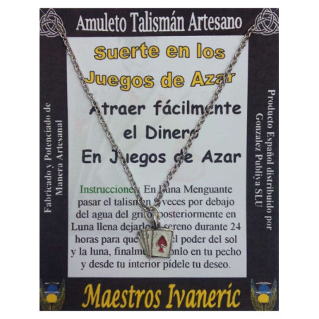 Talismán Artesano Suerte en los Juegos de Azar