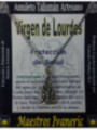 Talismán Artesano Virgen de Lourdes