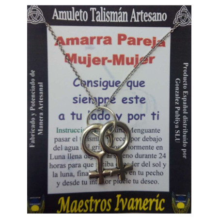 Talismán Artesano Amarrador Mujer-Mujer