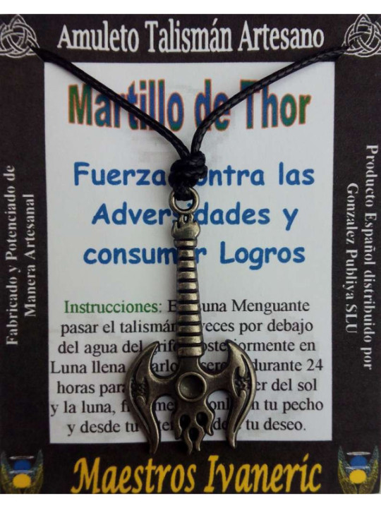 Talismán Artesano Martillo de Thor