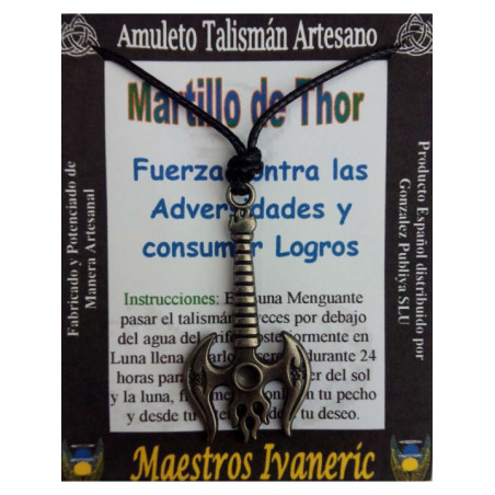 Talismán Artesano Martillo de Thor