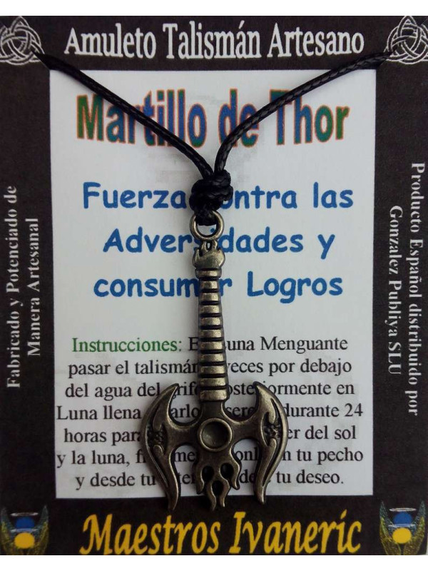Talismán Artesano Martillo de Thor