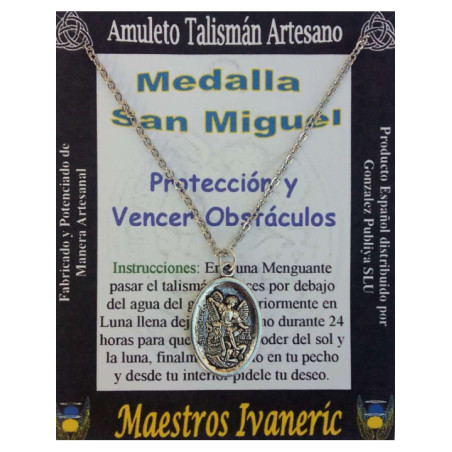 Talismán Artesano Medalla de San Miguel