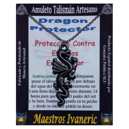 Talismán Artesano Dragón Protector