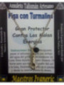 Talismán Artesano Puño Figa Con Turmalina