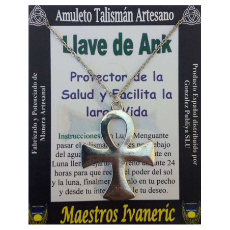 Talismán Artesano Llave de Ank